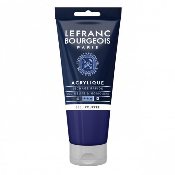 Lefranc Bourgeois 80ml Fine Acrylic 045 Blue Purple Serie 2 Lefranc Bourgeois 80ml Fine Acrylic 045 Blue Purple Serie 2
