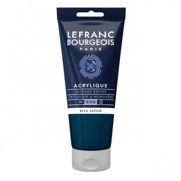 Lefranc Bourgeois 80ml Fine Acrylic 048 Sapphire Blue Serie 1 Lefranc Bourgeois 80ml Fine Acrylic 048 Sapphire Blue Serie 1