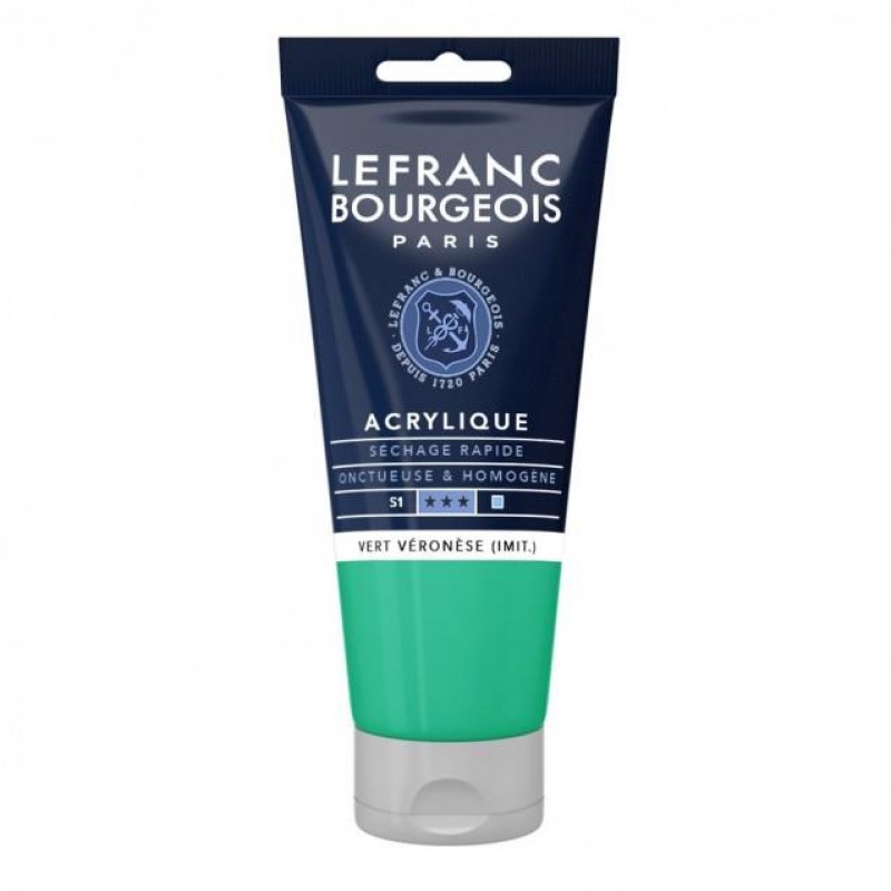 Lefranc Bourgeois 80ml Fine Acrylic 549 Veronese Green Shade Serie 1 Lefranc Bourgeois 80ml Fine Acrylic 549 Veronese Green Shade Serie 1
