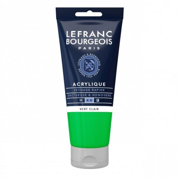 Lefranc Bourgeois 80ml Fine Acrylic 556 Light Green Serie 1 Lefranc Bourgeois 80ml Fine Acrylic 556 Light Green Serie 1