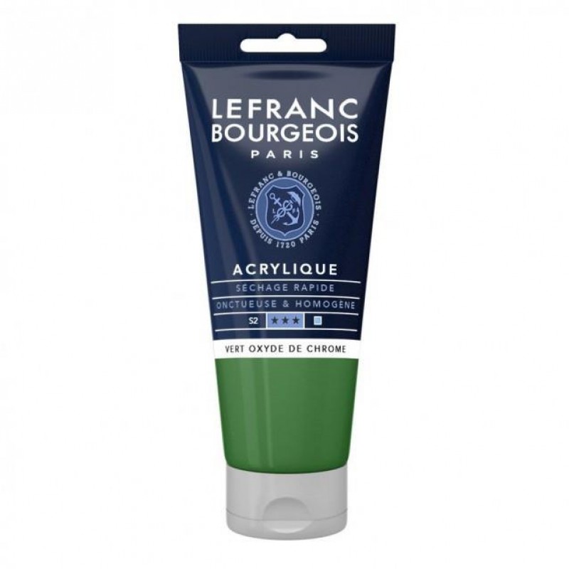 Lefranc Bourgeois 80ml Fine Acrylic 542 Green Oxide Chromium Serie 2 Lefranc Bourgeois 80ml Fine Acrylic 542 Green Oxide Chromium Serie 2