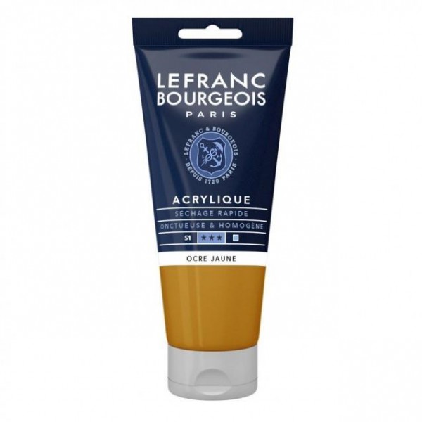 Lefranc Bourgeois 80ml Fine Acrylic 302 Yellow Ochre Serie 1 Lefranc Bourgeois 80ml Fine Acrylic 302 Yellow Ochre Serie 1