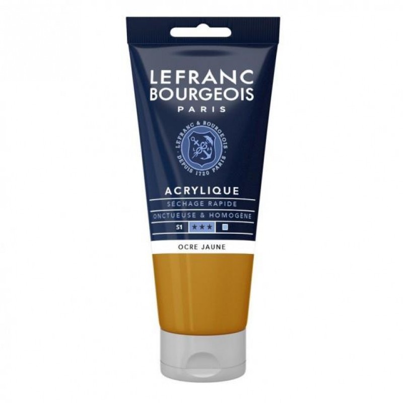 Lefranc Bourgeois 80ml Fine Acrylic 302 Yellow Ochre Serie 1 Lefranc Bourgeois 80ml Fine Acrylic 302 Yellow Ochre Serie 1