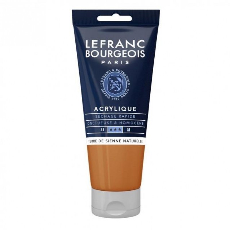 Lefranc Bourgeois 80ml Fine Acrylic 482 Raw Sienna Serie 1 Lefranc Bourgeois 80ml Fine Acrylic 482 Raw Sienna Serie 1