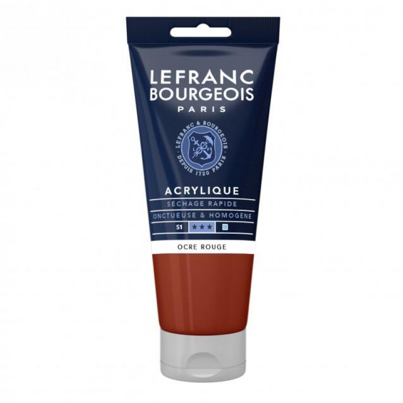 Lefranc Bourgeois 80ml Fine Acrylic 306 Red Ochre Serie 1 Lefranc Bourgeois 80ml Fine Acrylic 306 Red Ochre Serie 1