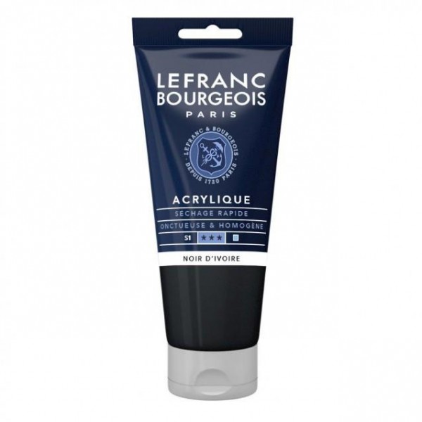 Lefranc Bourgeois 80ml Fine Acrylic 269 Ivory Black Serie 1 Lefranc Bourgeois 80ml Fine Acrylic 269 Ivory Black Serie 1