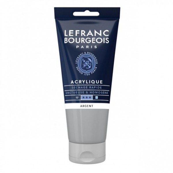 Lefranc Bourgeois 80ml Fine Acrylic 710 Silver Serie 2 Lefranc Bourgeois 80ml Fine Acrylic 710 Silver Serie 2