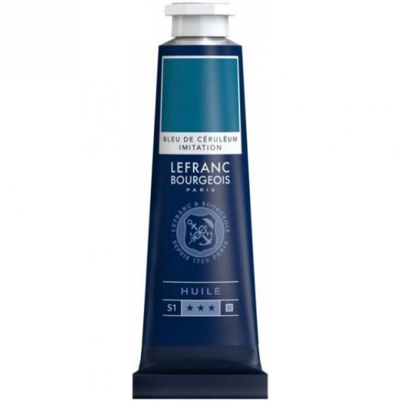 Lefranc Bourgeois 40ml Fine Λάδι 027 Cerulean Blue Hue