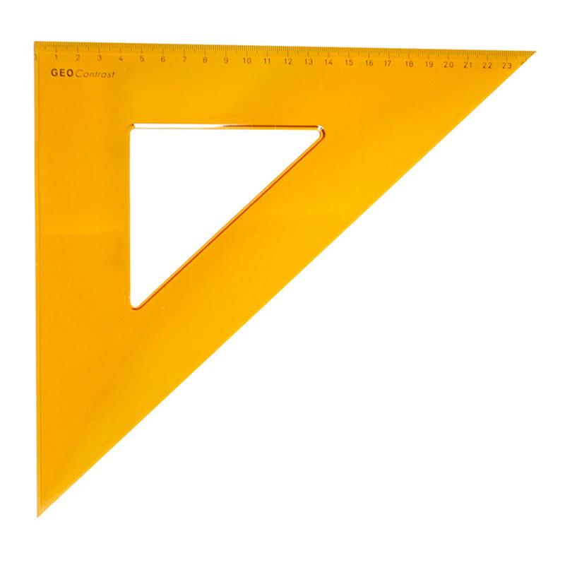 Aristo Τρίγωνο 45ο Πορτοκαλί 36cm