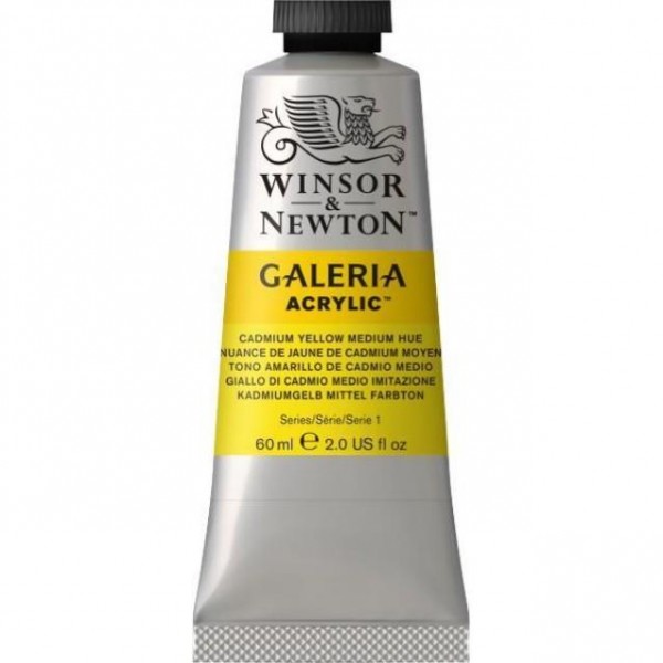 Galeria 60ml Acrylic 120 Cadmium Yellow Medium Hue Galeria 60ml Acrylic 120 Cadmium Yellow Medium Hue
