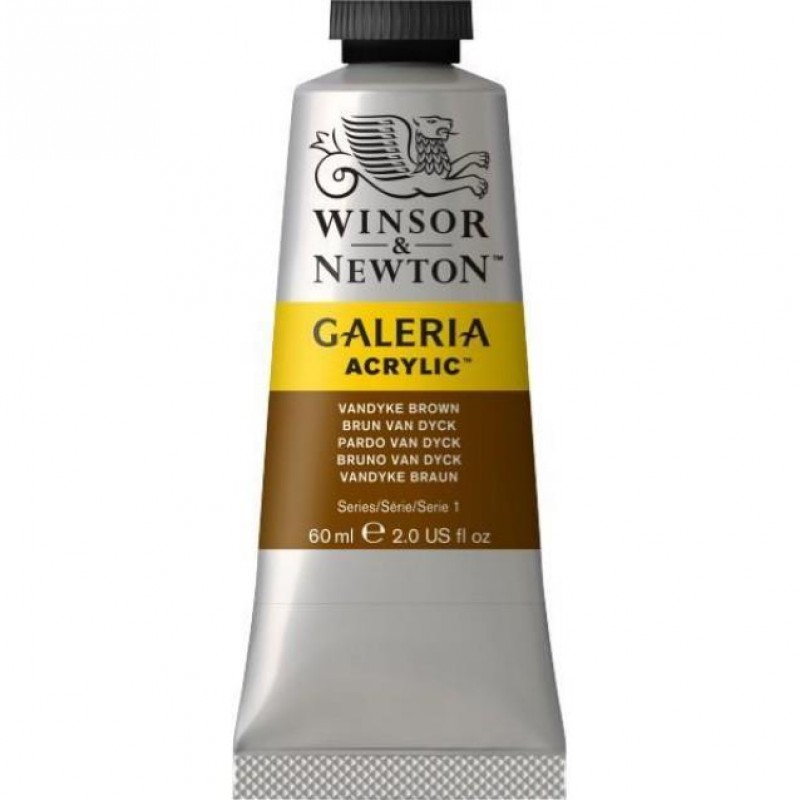 Galeria 60ml Acrylic 676 Vandyke Brown Galeria 60ml Acrylic 676 Vandyke Brown