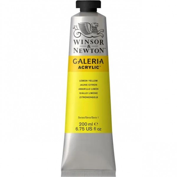 Galeria 200ml Acrylic Lemon Yellow