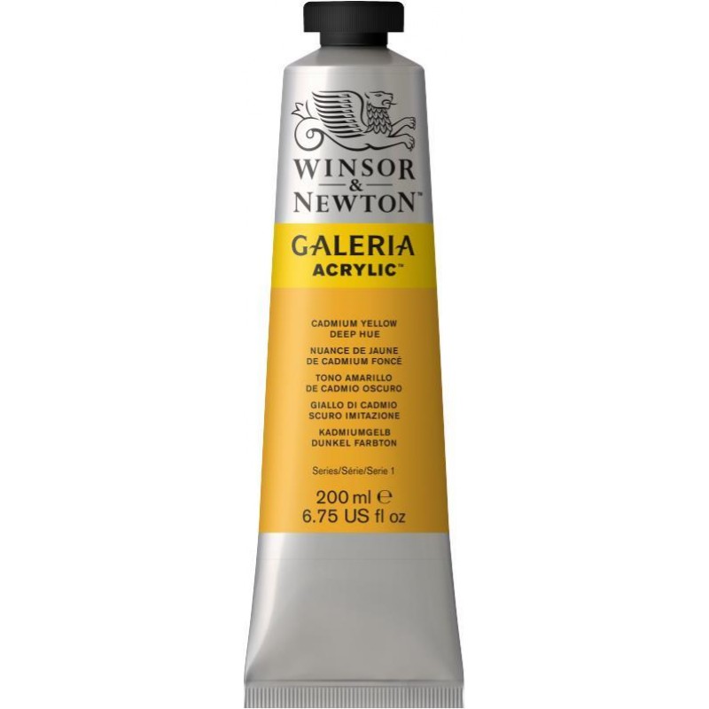 Galeria 200ml Acrylic Cadmium Yellow Deep Hue Galeria 200ml Acrylic Cadmium Yellow Deep Hue