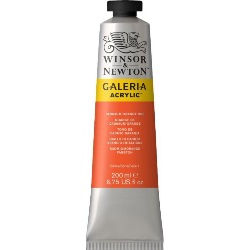 Galeria 200ml Acrylic Cadmium Orange Hue Galeria 200ml Acrylic Cadmium Orange Hue