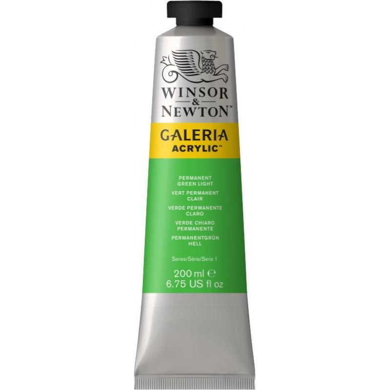 Galeria 200ml Acrylic Permanent Green Light Galeria 200ml Acrylic Permanent Green Light