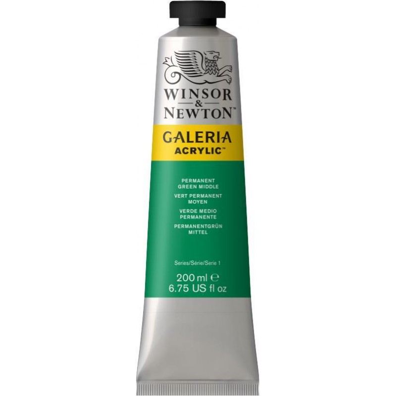 Galeria 200ml Acrylic Permanent Green Middle Galeria 200ml Acrylic Permanent Green Middle