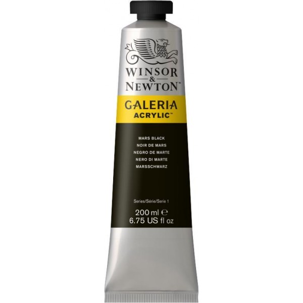 Galeria 200ml Acrylic Mars Black