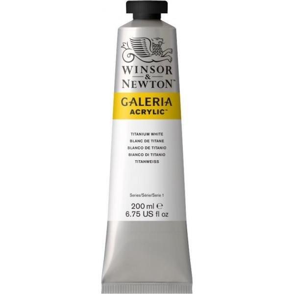 Galeria 200ml Acrylic Titatnium White