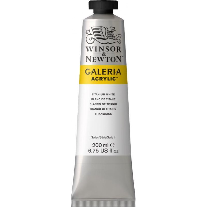 Galeria 200ml Acrylic Titatnium White