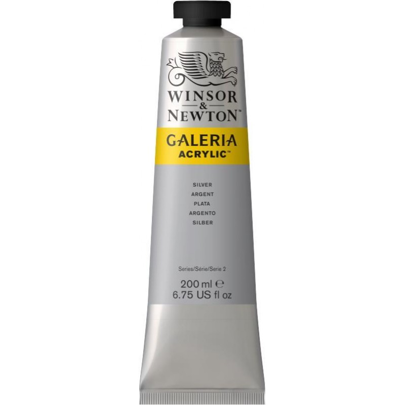 Galeria 200ml Acrylic Silver Galeria 200ml Acrylic Silver