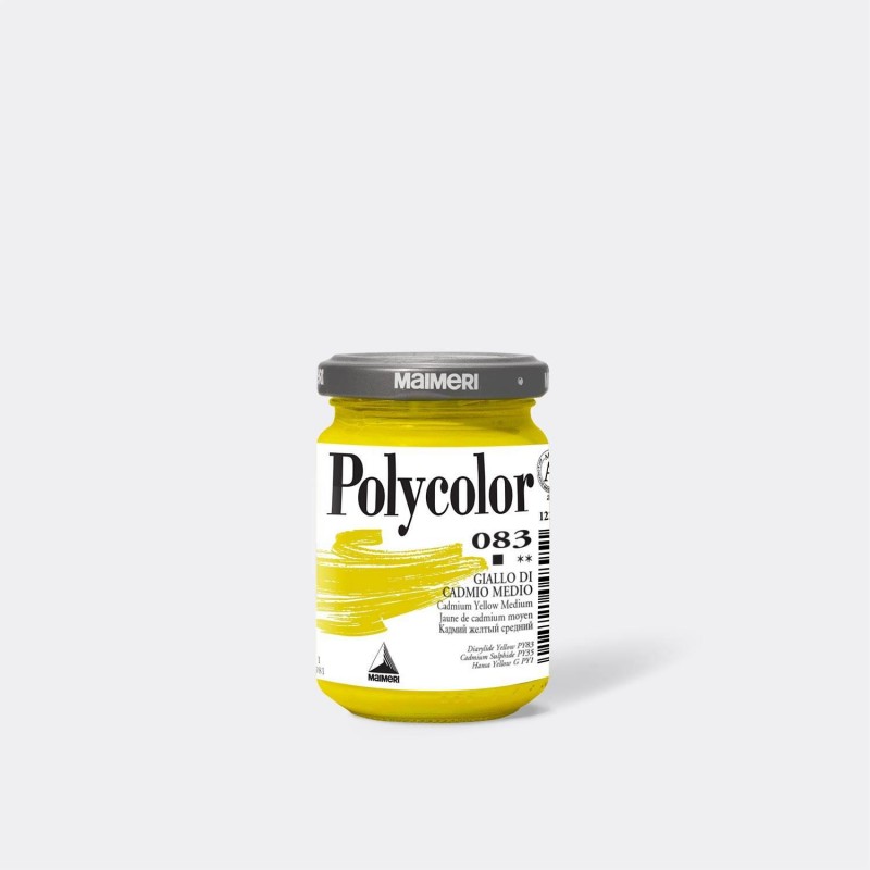 Maimeri Polycolor 140ml 083 Cadmium Yellow Medium