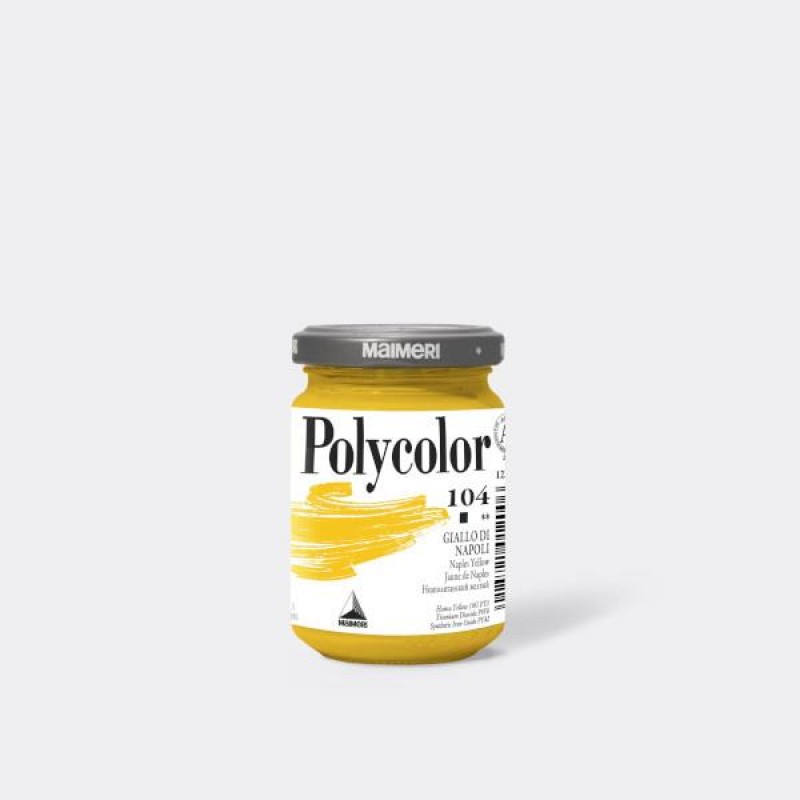 Maimeri Polycolor 140ml 104 Naples Yellow Maimeri Polycolor 140ml 104 Naples Yellow