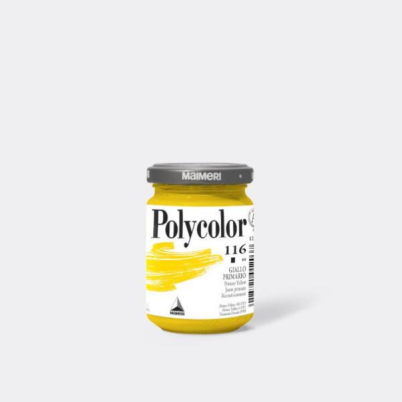 Maimeri Polycolor 140ml 116 Primary Yellow Maimeri Polycolor 140ml 116 Primary Yellow