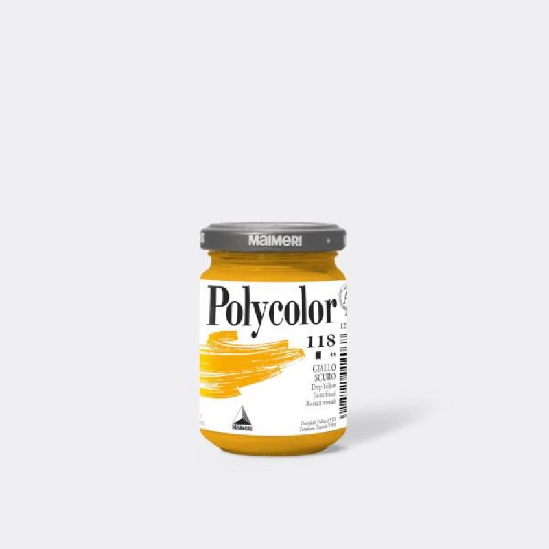 Maimeri Polycolor 140ml 118 Deep Yellow Maimeri Polycolor 140ml 118 Deep Yellow