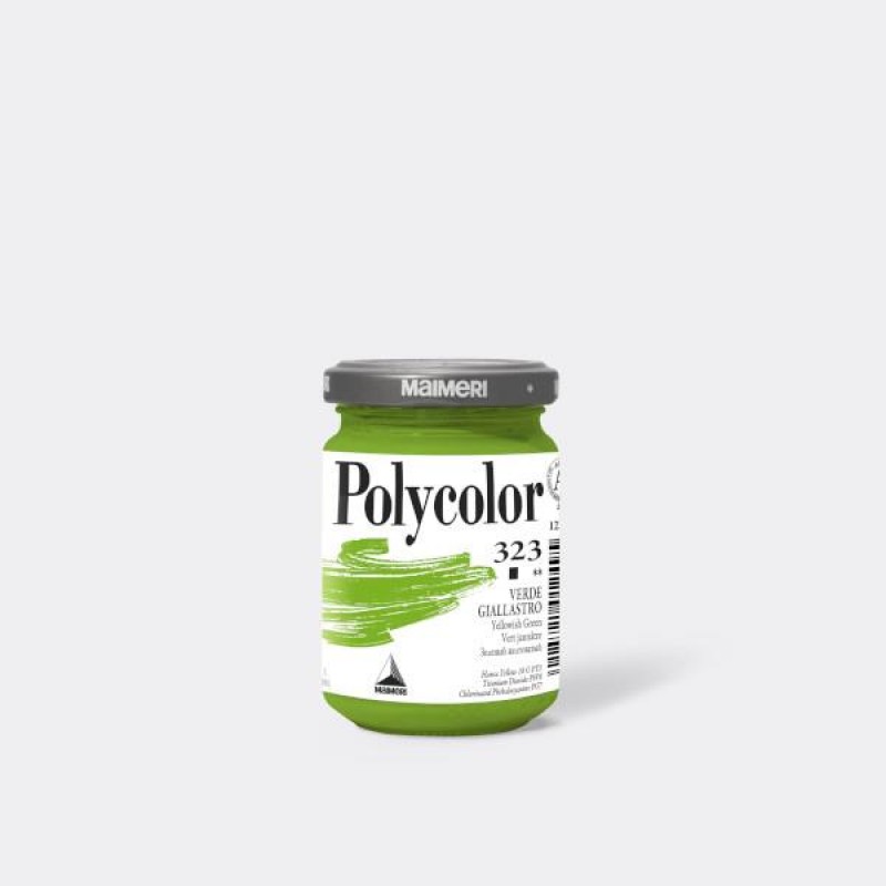 Maimeri Polycolor 140ml 323 Yellow Green Maimeri Polycolor 140ml 323 Yellow Green
