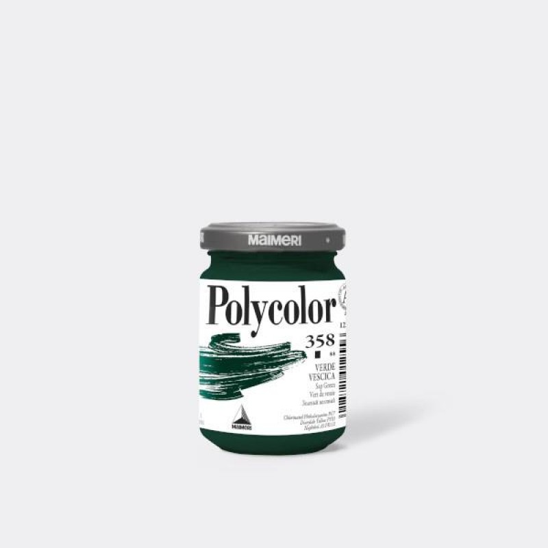 Maimeri Polycolor 140ml 358 Sap Green Maimeri Polycolor 140ml 358 Sap Green