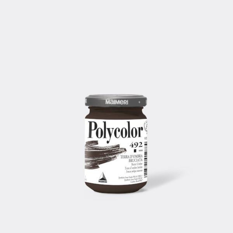 Maimeri Polycolor 140ml 492 Burnt Umber Maimeri Polycolor 140ml 492 Burnt Umber