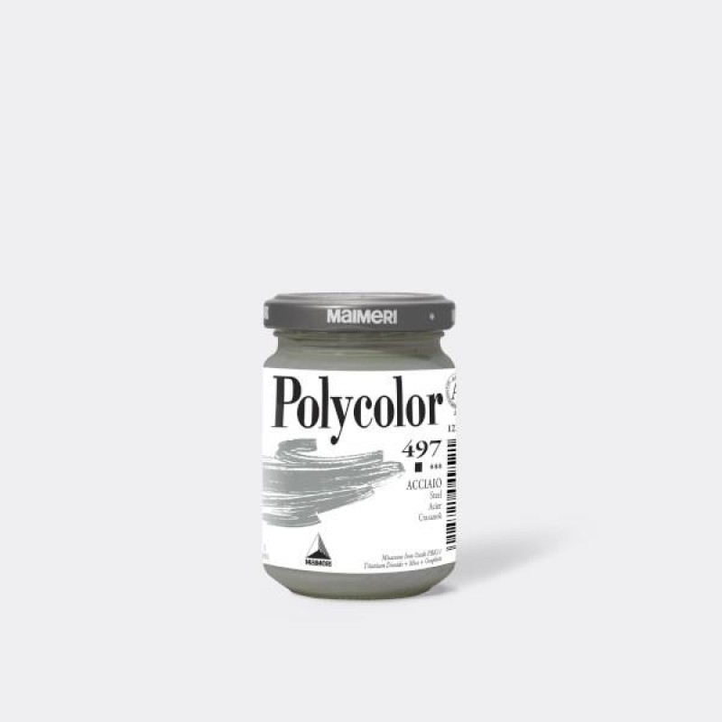 Maimeri Polycolor 140ml 497 Steel Maimeri Polycolor 140ml 497 Steel