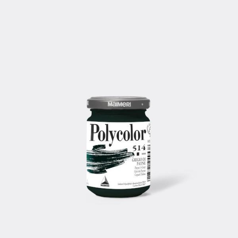 Maimeri Polycolor 140ml 514 Grey Maimeri Polycolor 140ml 514 Grey