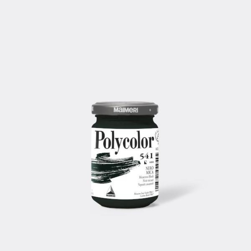 Maimeri Polycolor 140ml 541 Black Micac. Maimeri Polycolor 140ml 541 Black Micac.
