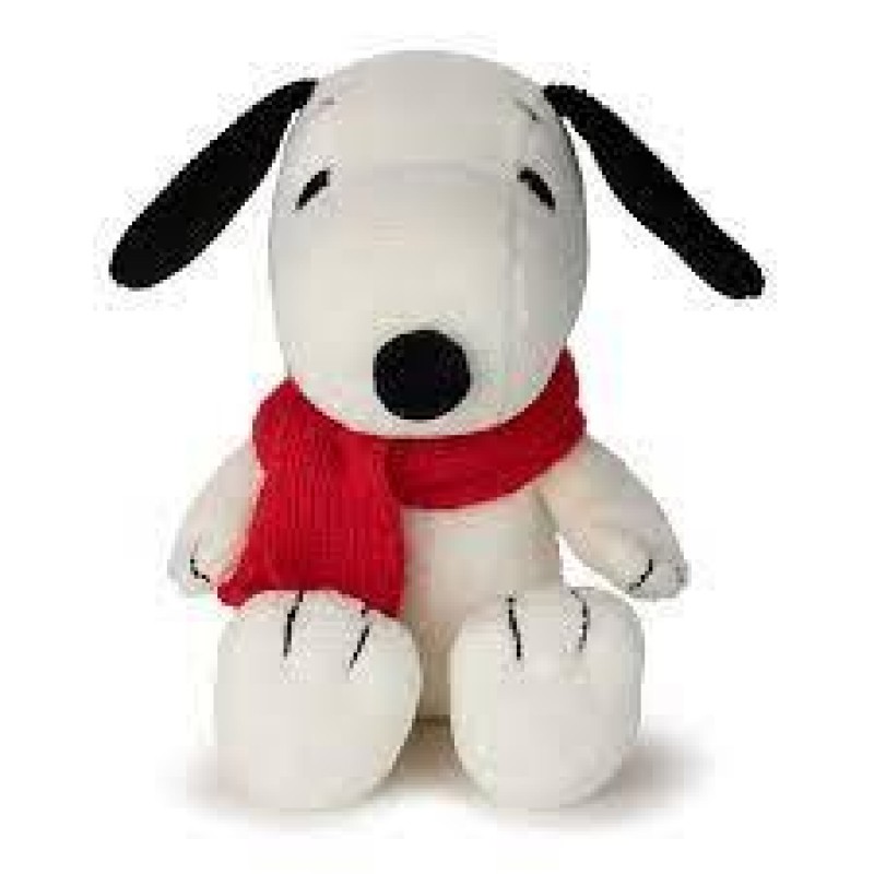 BonTon Snoopy Sitting with Scarf 17cm