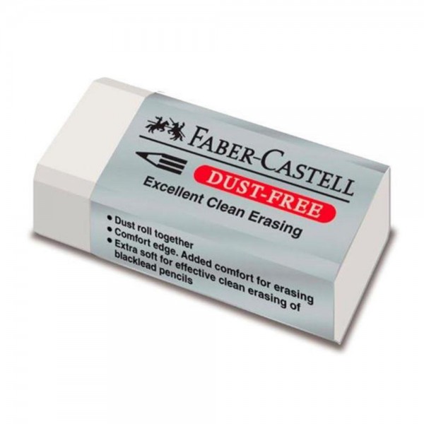 Faber Castell Γόμα Λευκή Dust Free Faber Castell Γόμα Λευκή Dust Free