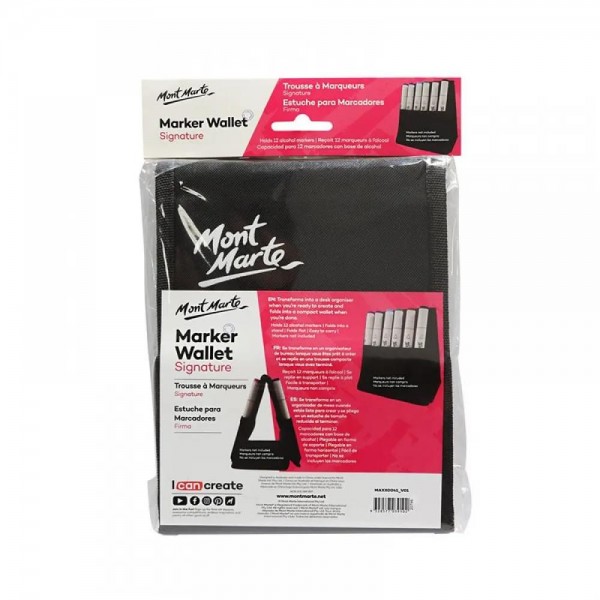 Mont Marte Επιτραπέζια Κενή Κασετίνα 12 Μαρκαδόρων Mont Marte Επιτραπέζια Κενή Κασετίνα 12 Μαρκαδόρων