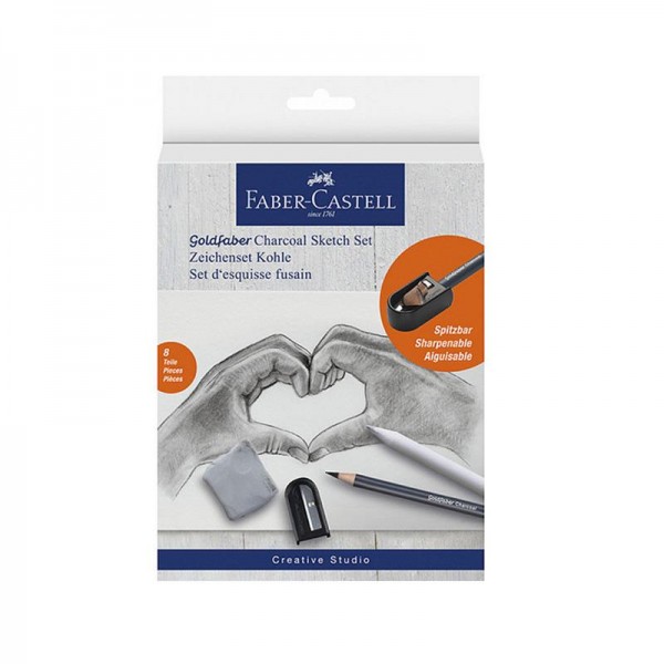 Faber Castell Σετ με μολυβοκάρβουνα και αξεσουάρ 8τεμ Faber Castell Σετ με μολυβοκάρβουνα και αξεσουάρ 8τεμ