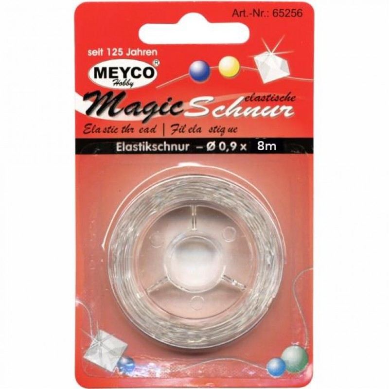 Meyco Πετονιά Ελαστική Λευκή 0.9mm x 8m