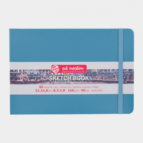 Art Creation Sketch Book A5 (14.8x21cm) Landscape 140gr 80p Lake Blue Art Creation Sketch Book A5 (14.8x21cm) Landscape 140gr 80p Lake Blue