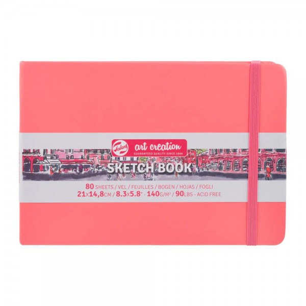 Art Creation Sketch Book A5 (14.8x21cm) Landscape 140gr 80p Coral Art Creation Sketch Book A5 (14.8x21cm) Landscape 140gr 80p Coral