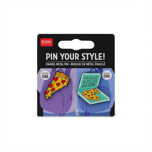 Legami Enamel Key Chain Pizza