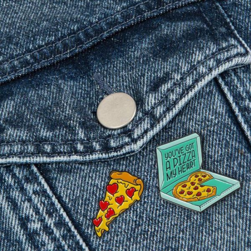 Legami Enamel Key Chain Pizza