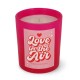 Scented Candle Love is in the air