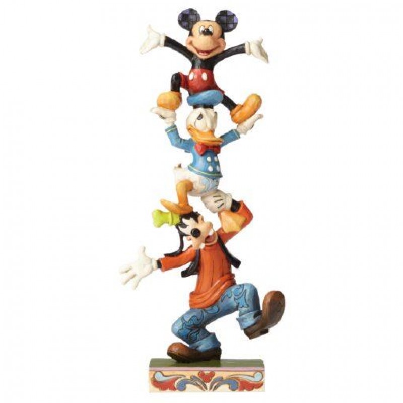 Disney Φιγούρα Teetering Tower Goofy, Donald and Mickey 22cm