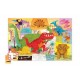 Crocodile Creek Tin Puzzle Dino World 50pcs