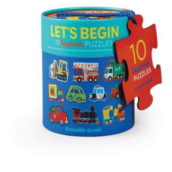 Crocodile Creek Σετ 10 παζλ 2 τεμαχίων Οχήματα