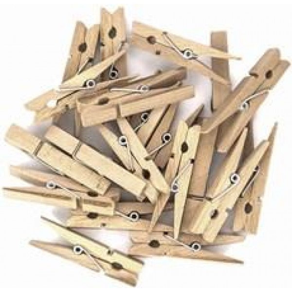 Ξύλινα διακοσμητικά μανταλάκια 30mm 20τεμ Ξύλινα διακοσμητικά μανταλάκια 30mm 20τεμ