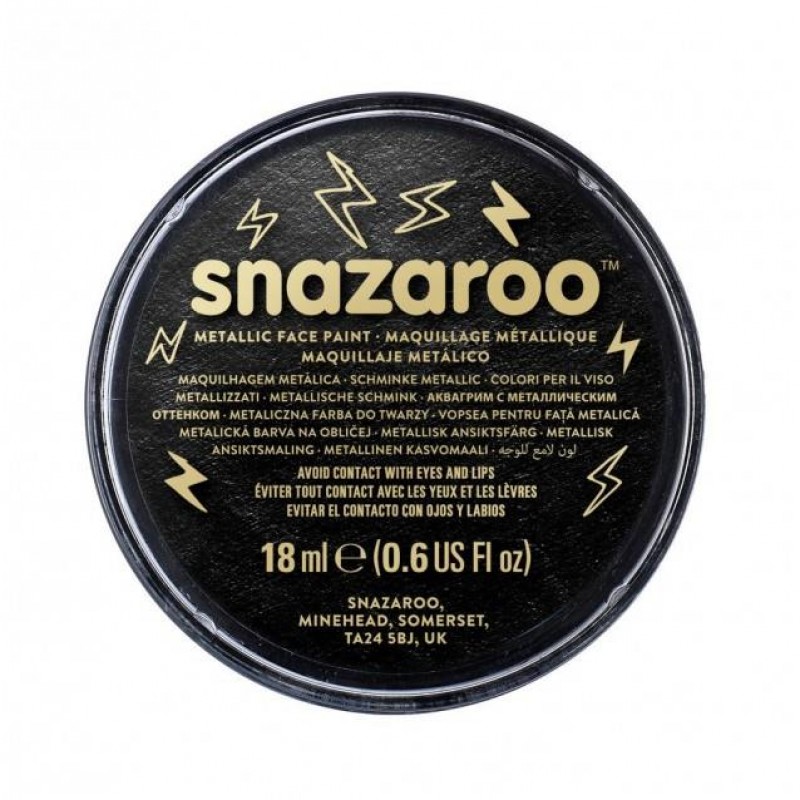 Snazaroo 18ml Face Painting Cream Electric Black