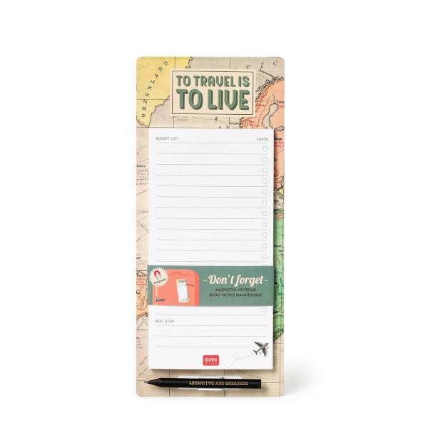 Μαγνητικό Μπλοκάκι Legami Dont Forget - Travel Μαγνητικό Μπλοκάκι Legami Dont Forget - Travel